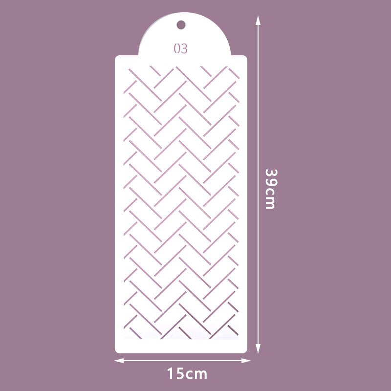 Cake Stencil Lace Cake Boder Stencils Cake Decorating Tool Fondant Printingtemplate Diypastry Drawing Mold Kitchen Baking Tool: Style C