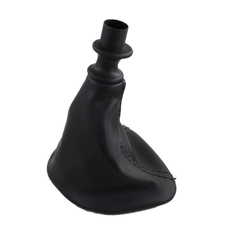 6 Speed Manual Black & Lederen Auto Shift Pookknop Hendel Gaitor Boot Cover Voor Mercedes Benz W639 Vito 2003 -: gear boot