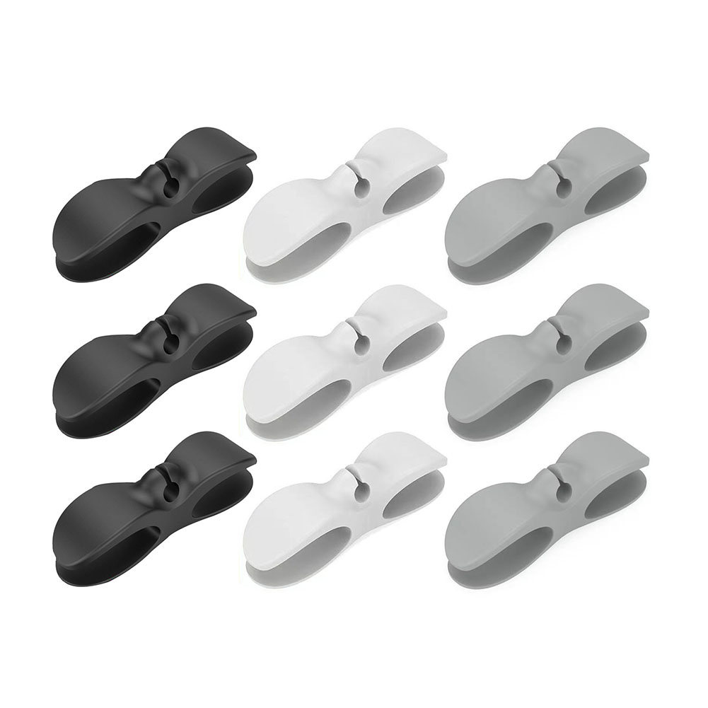 4pcs Cord Manager For Kitchen Appliance Wire Holder Cable Winder Bathroom Office Cord Management Cord Organizer Clips Wrapper