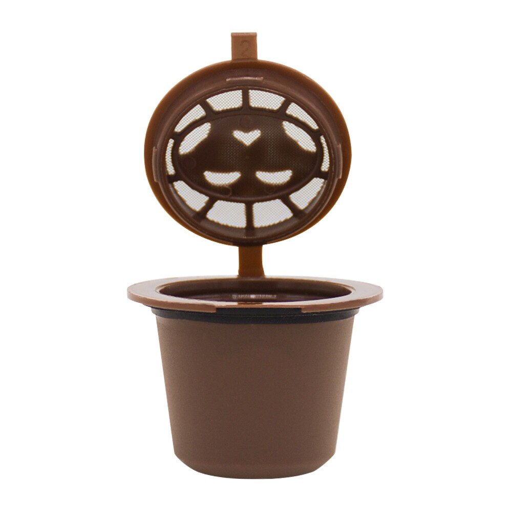 3pcs Nespresso Stainless Coffee Capsules Cup Refillable Coffee Capsule Refilling Filter Coffeeware Compatible with Nespresso Ma: Dark Khaki
