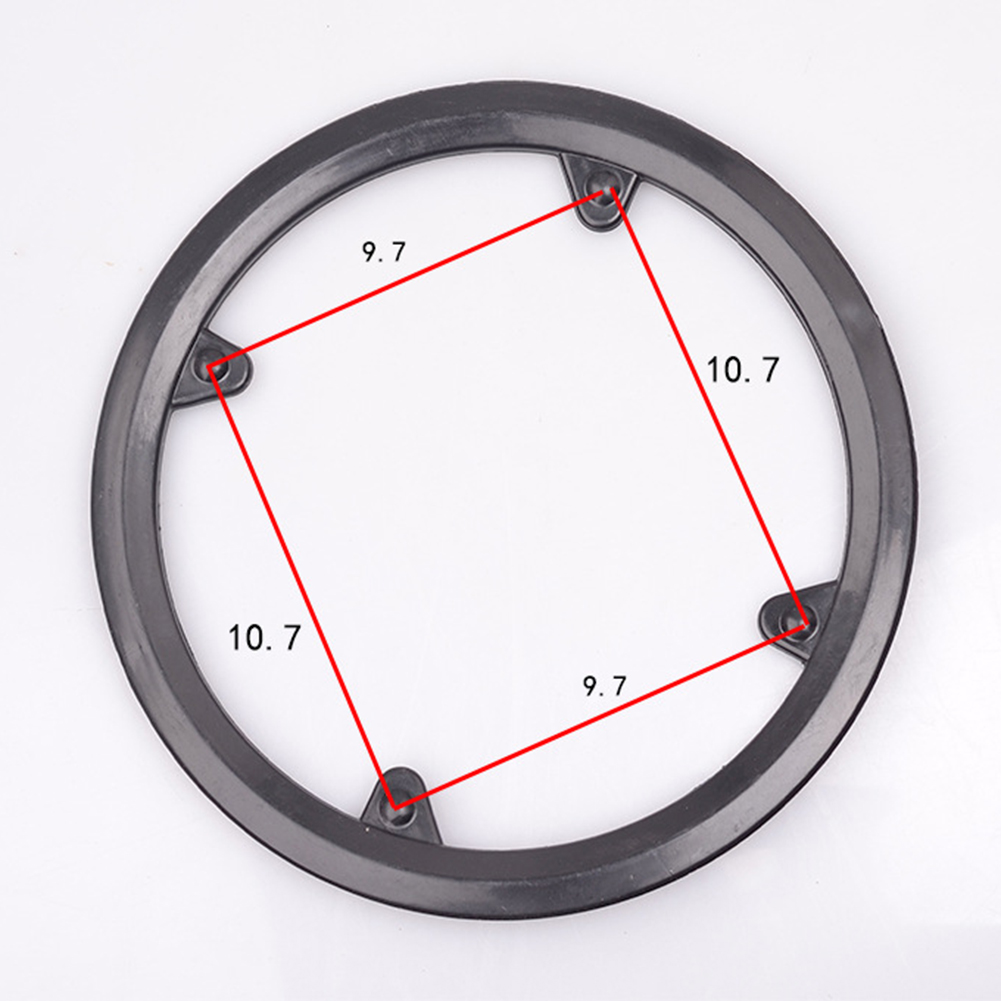 4/8 Fori 42T/48T Bici Manovella Copertura FAI DA TE Guarnitura Della Bicicletta Ruota A Catena Della Copertura Della Protezione di Ricambio 9.7-10.7 Dimensioni Opzionali
