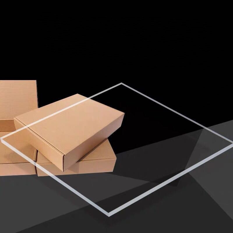 Plexi Glass Clear Plastic Sheet Acrylic Board Polymethyl Methacrylate Transparent Organic Glass Durable Doors and Signage Decor