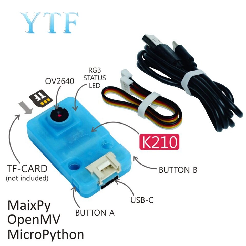 Reconnaissance d'image de module de caméra de traitement de vision d'ai de M5Stack UnitV Kendryte K210