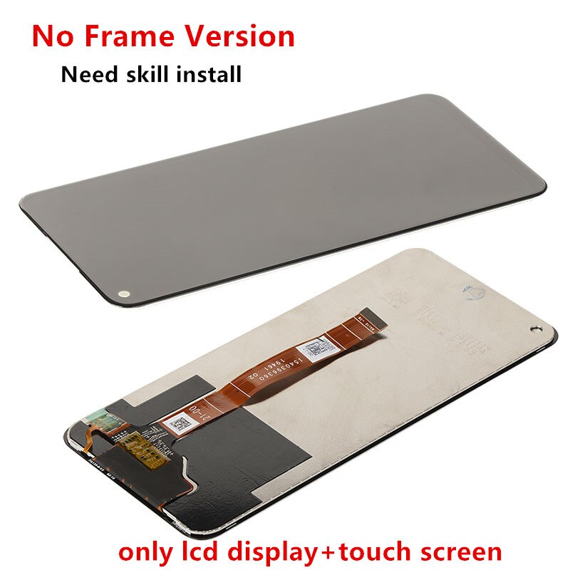 Écran tactile Lcd de remplacement avec cadre central, 6.5 pouces, pour Oppo Realme 6 RMX2001