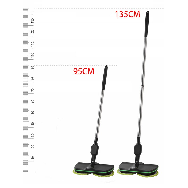 Electric Rotary Mop Microfiber Cleaning Mop Rechargeable 360 degree Rotation Cordless Floor Cleaner Scrubber for Home Kitchen