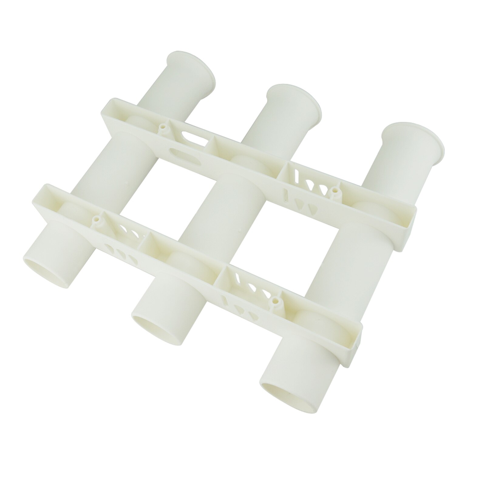 3 tubi Link plastica bianca canna da pesca portapacchi porta canna da pesca presa per barca scatola da pesca marina kayak barca yacht