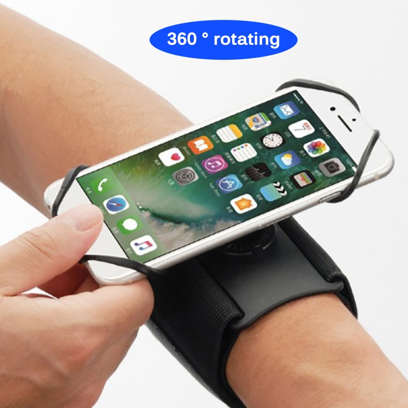 Brazalete Universal para correr, soporte para teléfono de pulsera deportivo con fácil manejo para Xiaomi Huawei IPhone X XS Max XR 8 7 6 6S Samsung