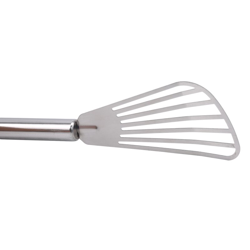 Stainless Steel Slotted Turner Spatula Fried Shovel Egg Fish Frying Pan Turners Cooking Utensils Kitchen Cooking Supplies
