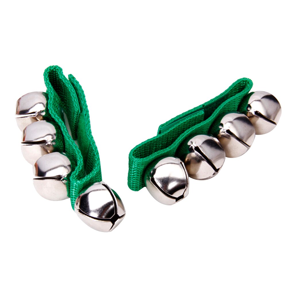 Paar Pols Enkel Bells Jingle Bell Band Armband Kids Vroege Muziek Onderwijs