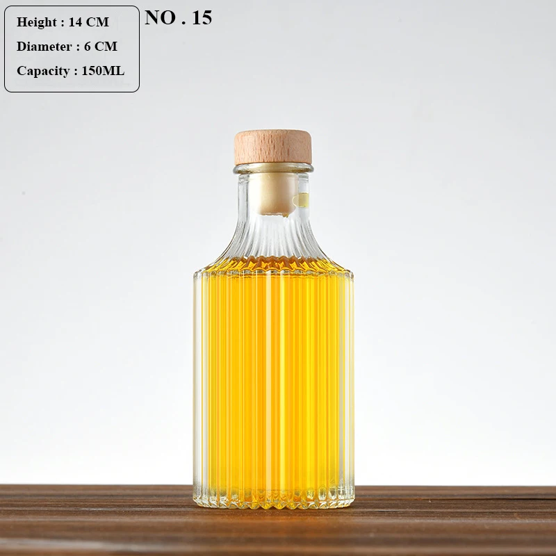 Carino di piccole dimensioni tutto'aperto senza piombo bottiglia di vetro di vino barware Whisky decantatore liquore decantatore: caffè