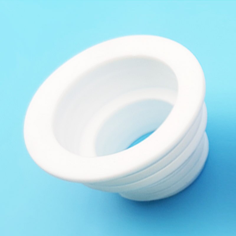 Wasourlf deodorant deodorizer pad rund silikone ring til 4cm 5cm rør rør badeværelse toilet afløb kloak dræning vand: Hvid