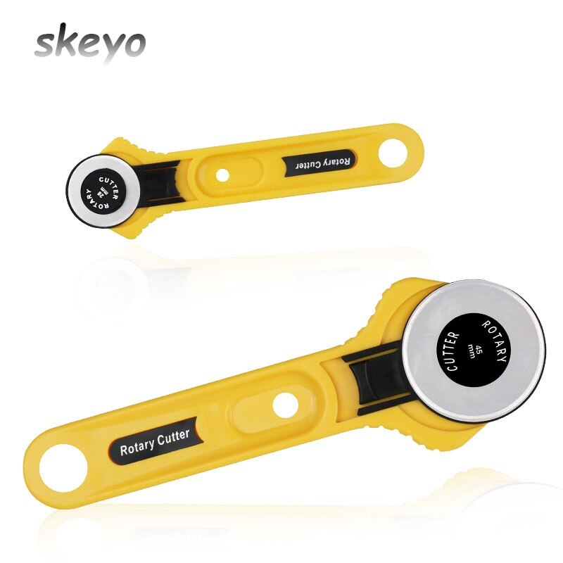 28/45mm Circular Rotary Cutter Knife Safety Blade Patchwork Piecing Sewing Quilting Fabric Cutting Leathercraft Tool