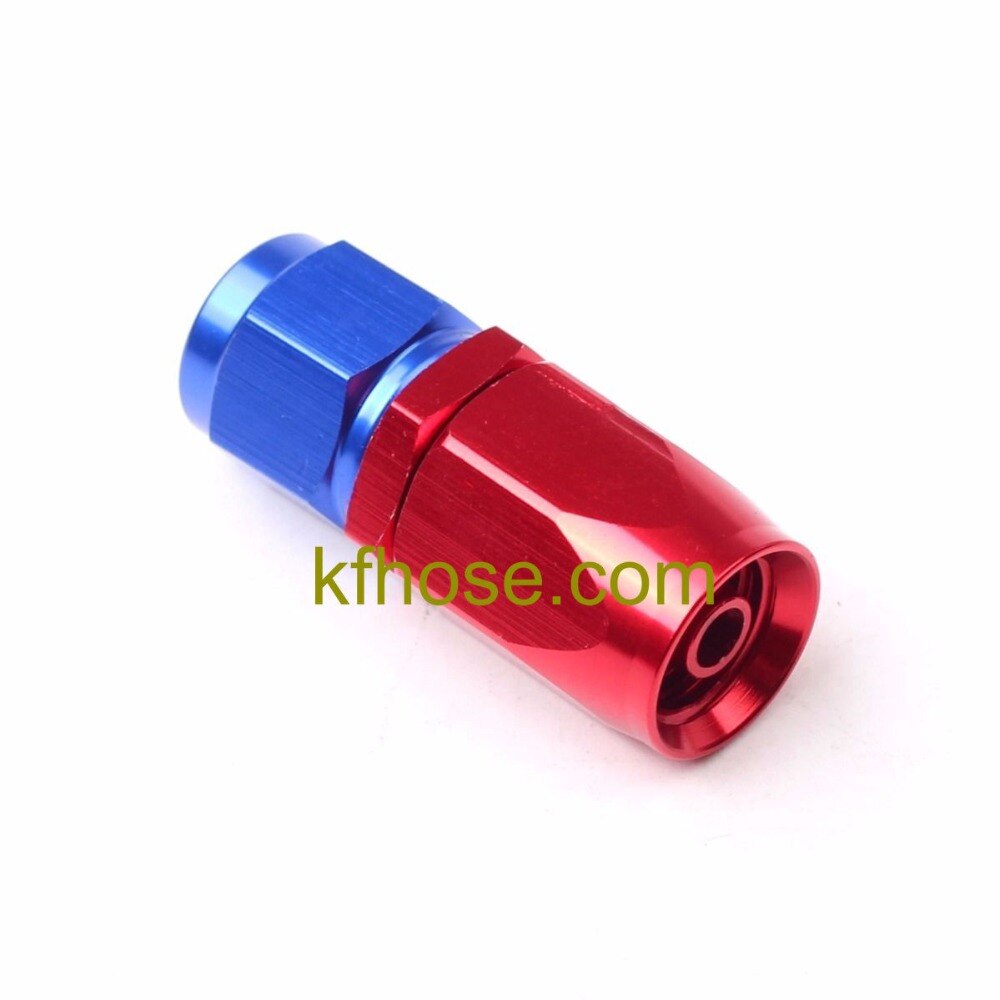 -4AN AN4 An-4 Straight Swivel Aluminium Slang Uiteinden An Fitting Adapter Oil Fuel Herbruikbare Fittings