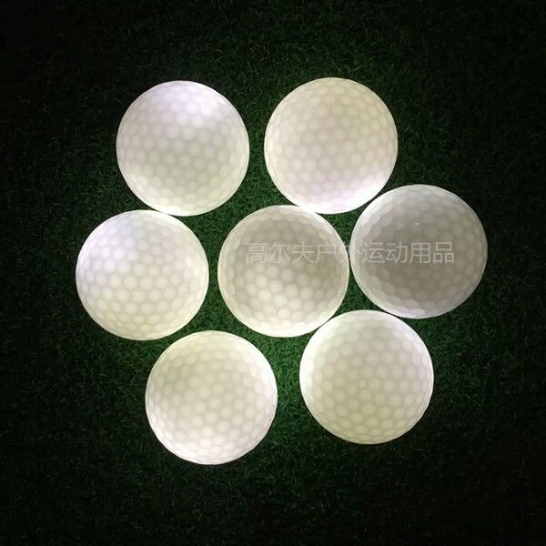 Waterproof Led Golf Ball 5 pcs/pack for Night Training High Hardness Material for Golf Practice Balls The Newest: White 5pcs Pack