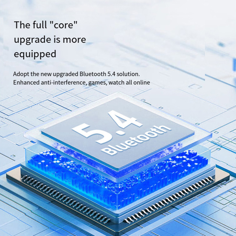 Monster MH22202 Op het hoofd gemonteerde Bluetooth 5.4-oortelefoon HD Oproep Ruisonderdrukking Muziek Gaming-hoofdtelefoon Lange batterijduur