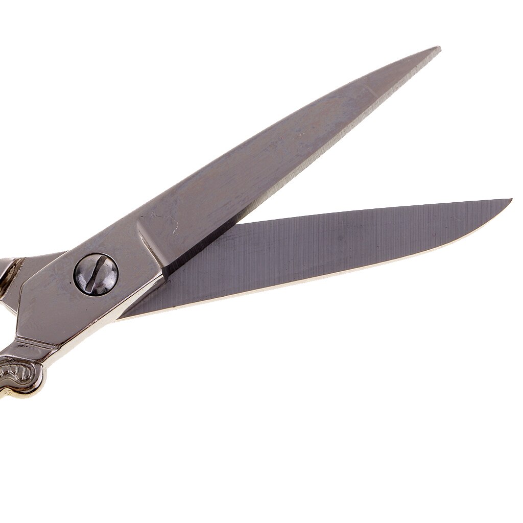 Stainless Steel Tailor Sewing Scissors Shears DIY Tools gold