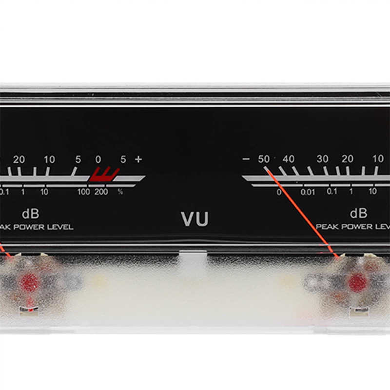 P 78WTC OG VU Meter Dual Header DB Amplifier Level Audio Meter with Backlight Accessory