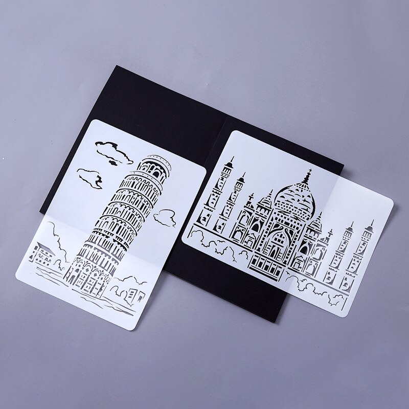 Drawing Template Ruler DIY Painting Template Scrapbooking Stamps Album Decorative Embossing Paper Cards Templates DIY Craft