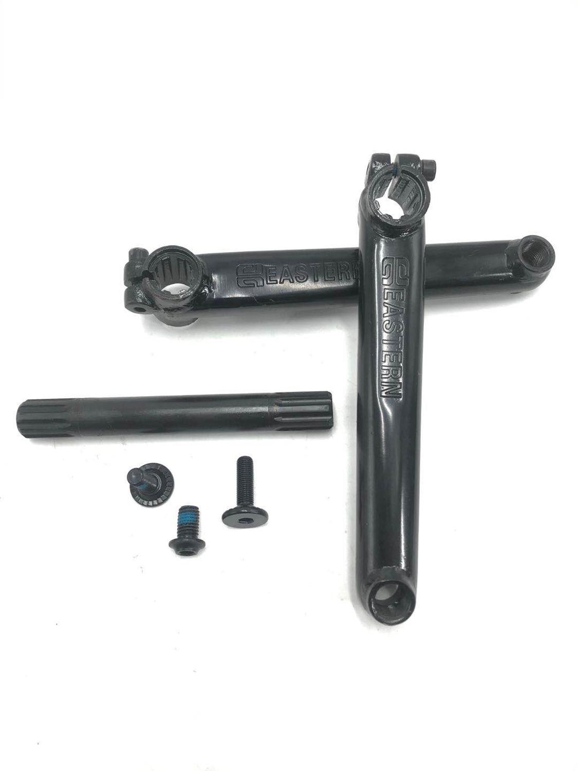 EASTERN BMX 3-pc crank 19mm Hollow Chromoly 8 Spindle Splines 170/160mm RHD compatible FGFS