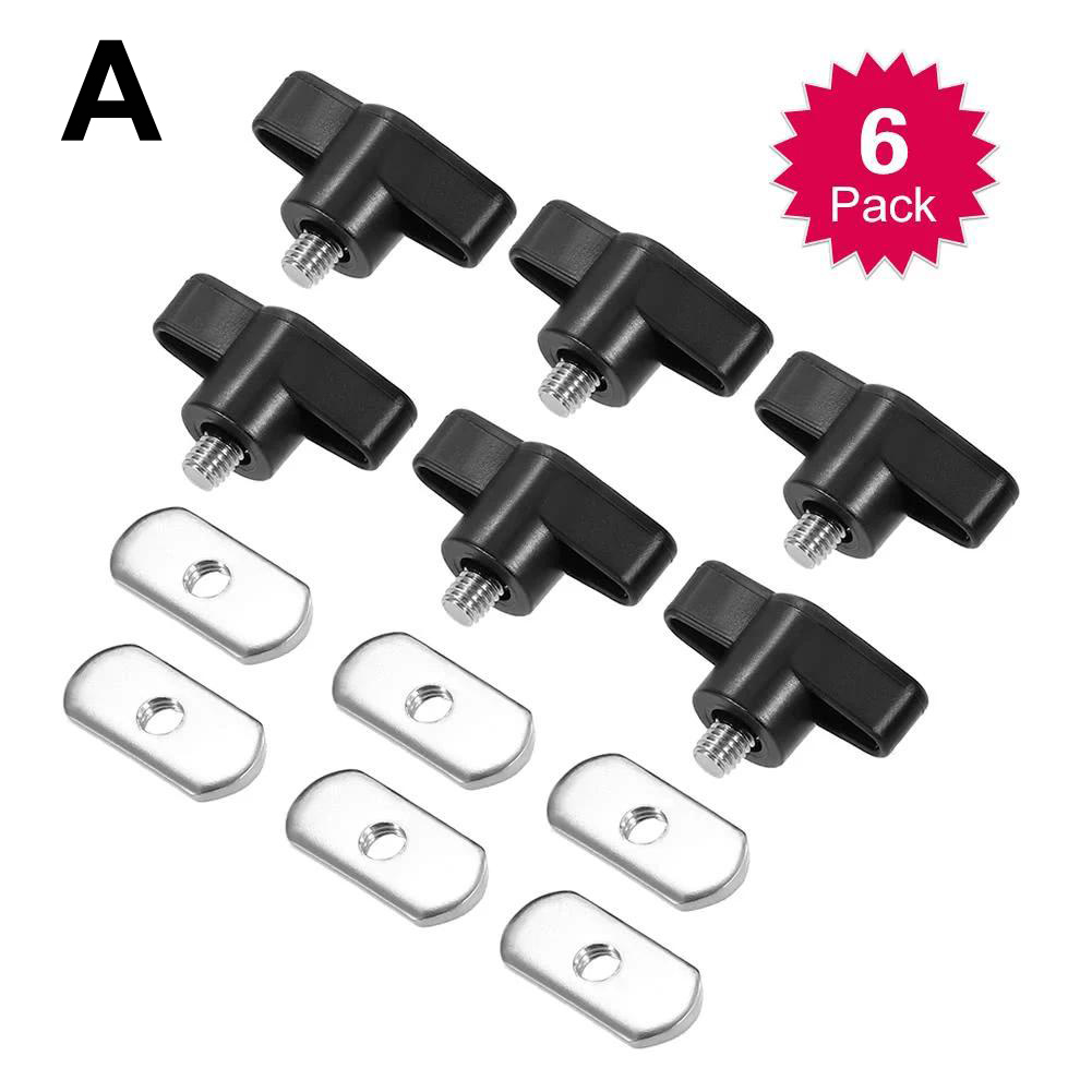 Kayaking 35x24mm Track Mounting Bolts Canoe Track Mounting System Accessory Kit 304 Stainless Steel Track System Compatible: WHITE