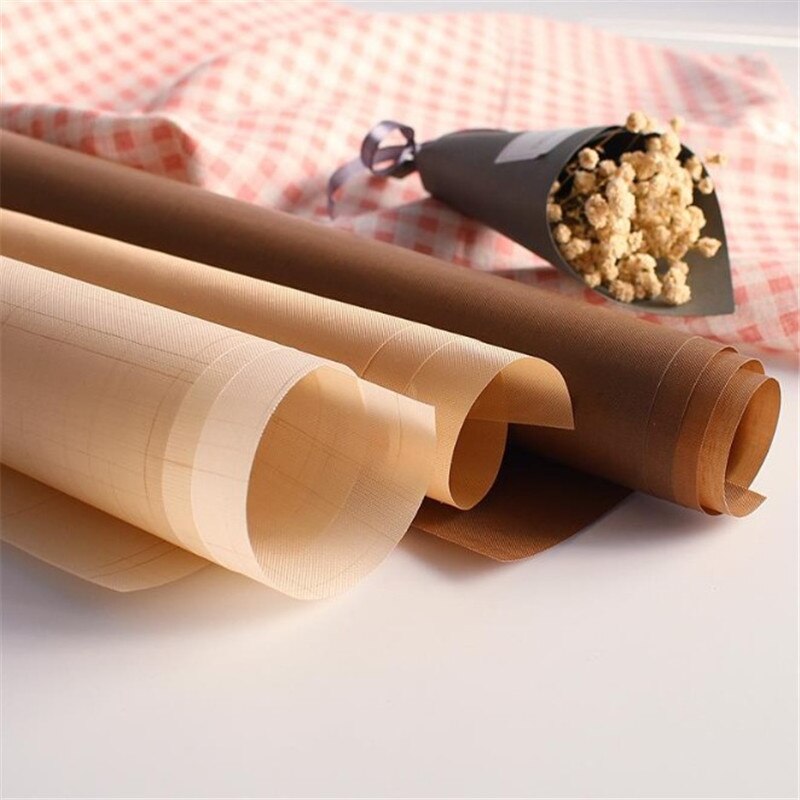 Reusable Baking Mat High Temperature Resistant Sheet Pastry Baking Oilpaper Heat-Resistant Pad Non-stick for Outdoor BBQ