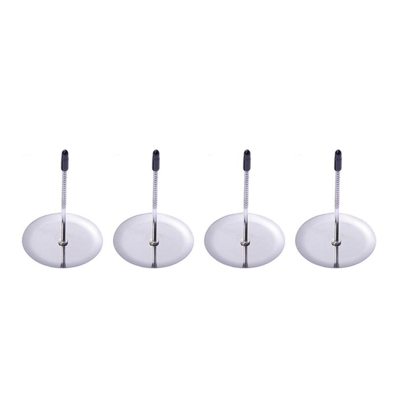 4 Stuks Rvs Cake Bakken Verwarming Core Bloem Decoreren Nagels Cake Cupcake Decor Gereedschap (L, diameter 5 Cm): Default Title
