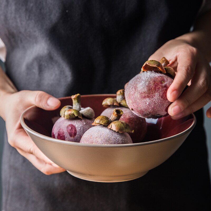 Retro Ceramic tableware dinner plate retro tableware western-style steak Cake fruit bread plate household dish sets