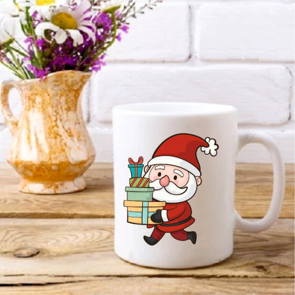 Christmas Santa Claus Mug Cup