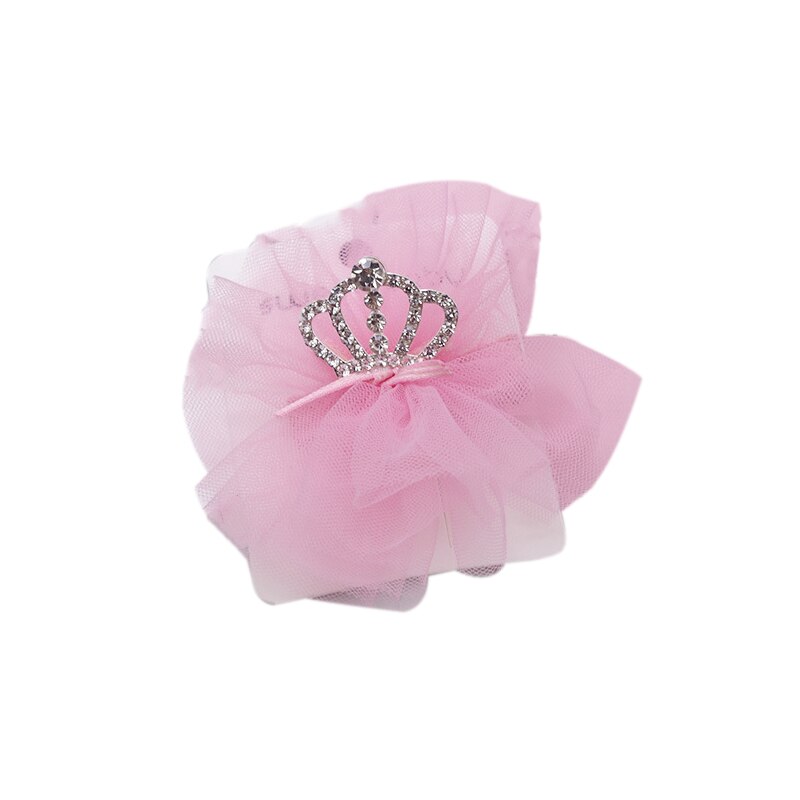 Kids Girls Headwear Sweet Girls Hair Clip Hairpins Girls Baby Hair Accessories Tiaras Hair Clips Princess Crown Lace: B