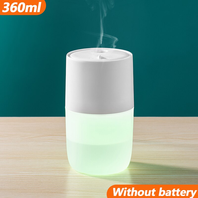 2022 Humidifier Jellyfish Aromatherapy Humidifiers Diffusers 360ML USB Diffuser with Colorful Night Light Humidificador: 03