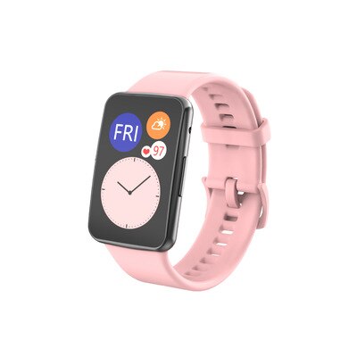 Pulseira para huawei relógio ajuste pulseira de substituição esporte pulso cor tpu esporte silicone pulseira original novo com ferramenta: strap 14