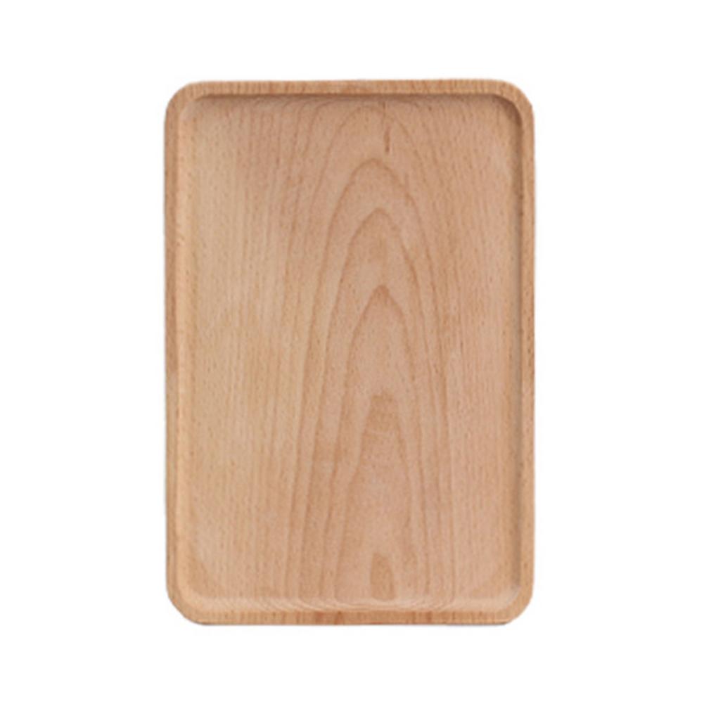 Houten Rechthoekige Snijplank Japanse Brood Pizza Lade Taart Shop Pizza Speciale Plaat Eco Serveerschaal Voor Voedsel Servies: 2517cm