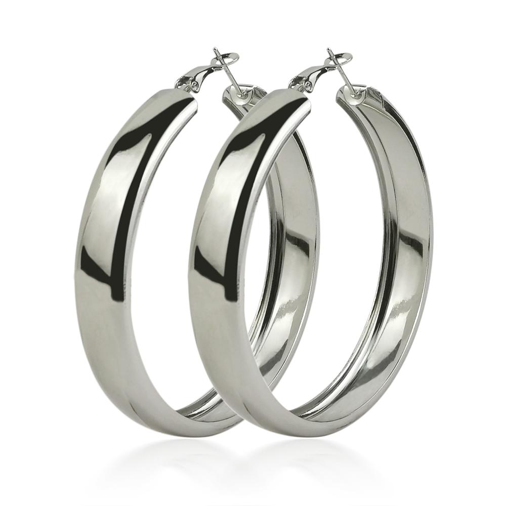 Chunky Hoop Earrings For Women Statement Metal Earrings Party Jewelry Big Thick Earrings UKMOC