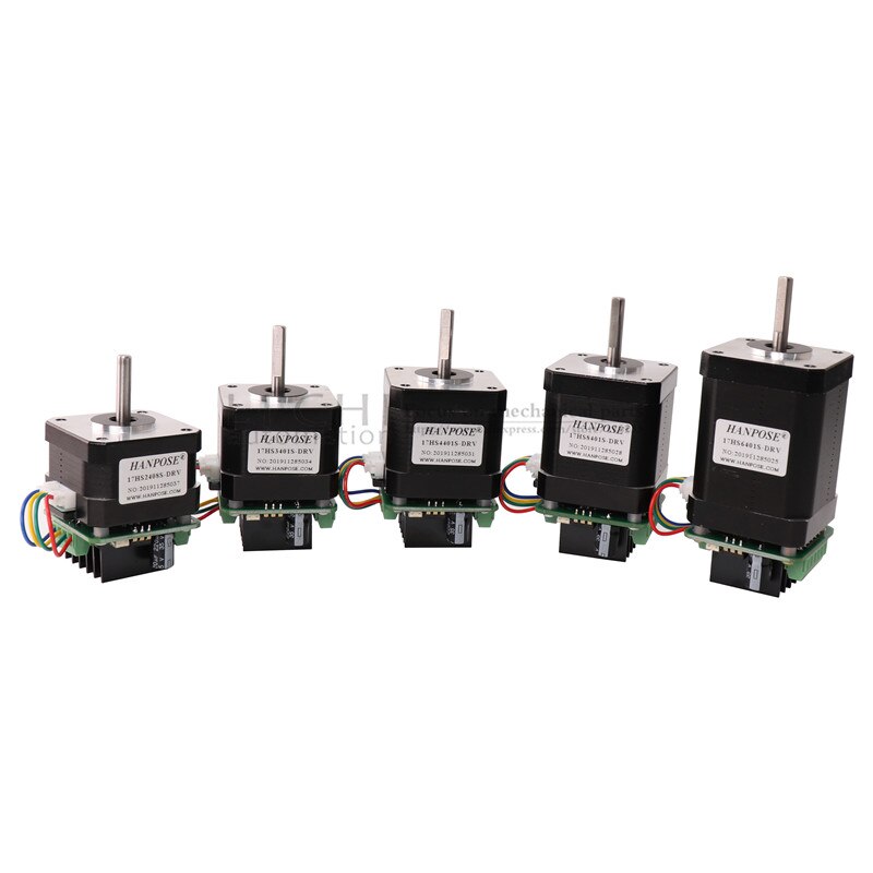Motor de passo do fio do motor 4 de nema17 com o micro motorista traseiro 1.7a 70n.cm 17hs6401s-drv 17hs8401s-drv para a impressora 3d