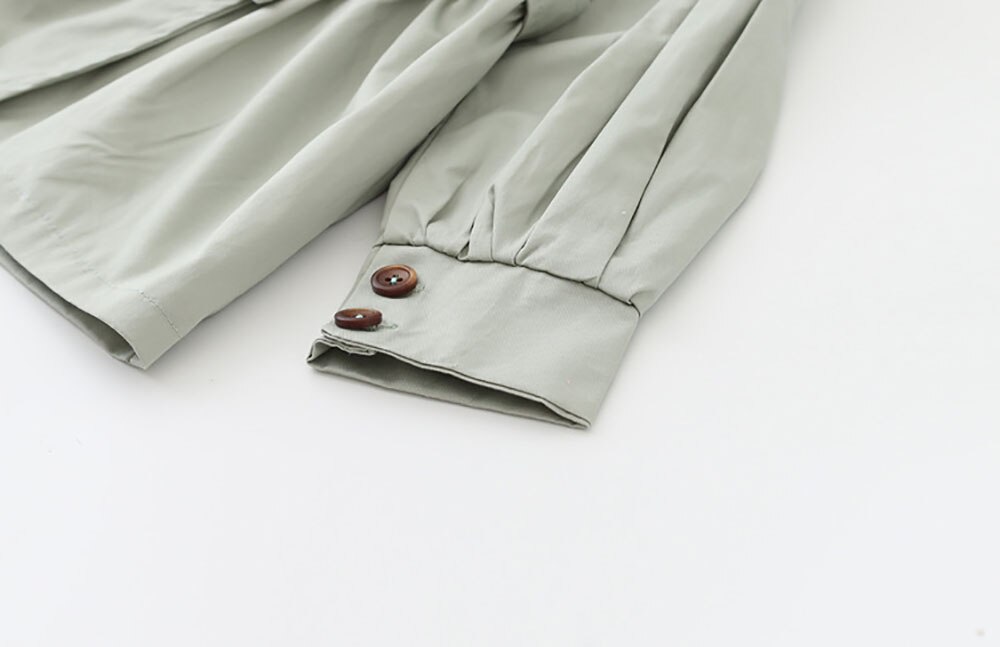 Kids Jas Kinderen Effen Kleur Double-Breasted Riem Windjack Meisje Jas Baby Kleding Uitloper Top Coat Trui