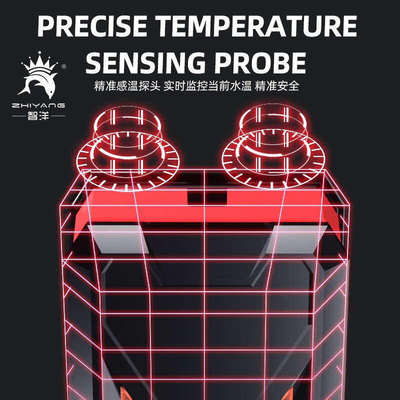 fish tank aquarium quartz heating rod double-tube high-power thermostat automatic temperature control heating heating