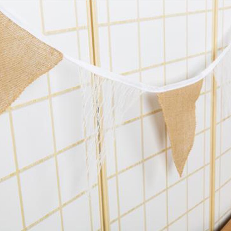 Vintage Wedding Lace Banner Burlap Lace Bunting Ba... – Vicedeal