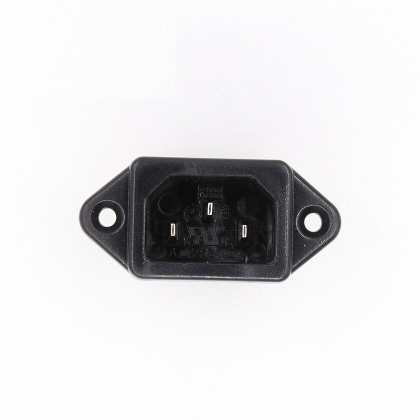 Monosaudio AC FI-07 (R) IEC Inlet Socket - Rhodium Plated Female Connector for HIFI Power