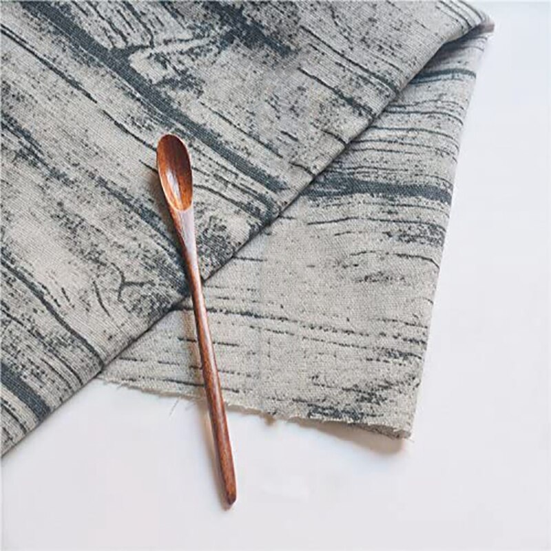 Natuurlijke lange steel houten menglepels koffie thee honing roerservies set  of 6