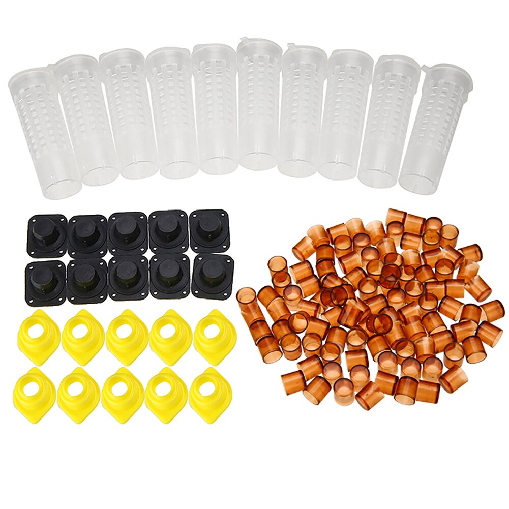 Beekeeping Bee Hive Smoker Kit Beekeeping Tools Equipment Set Queen Rearing System Cultivating Box Beehive Water Feeder