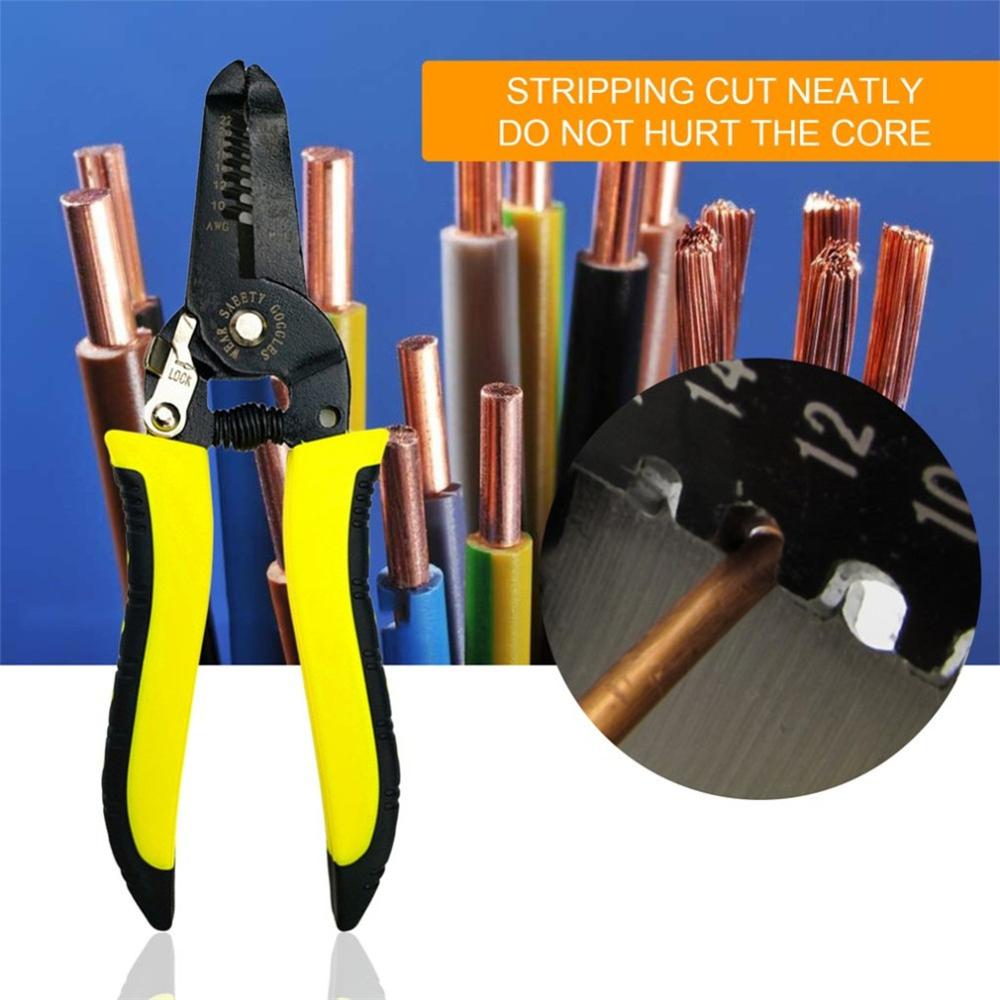 7-in-1 Wire Crimpers Terminals Pliers Kit Cable Cutter Engineering Ratcheting Terminal Crimping Plier Wire Stripper