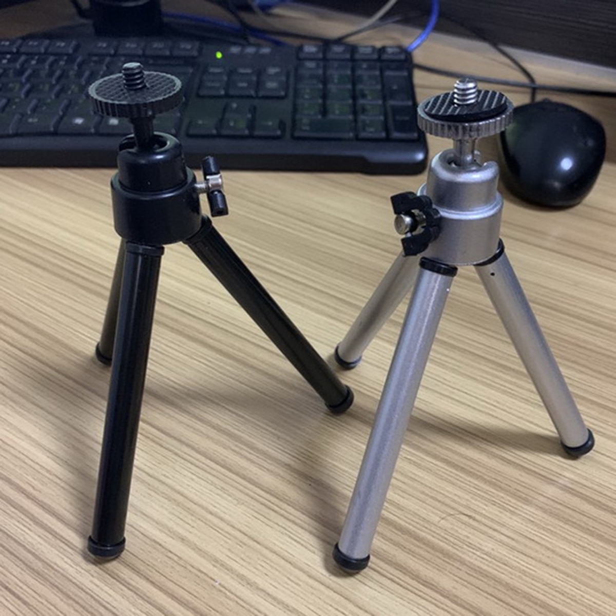 Retractable Web Camera Tripod With 1/4" Thread Adjustable Aluminum Alloy Tripod For Logitech C920/C920E/C925e/C930 Webcams​ Tool