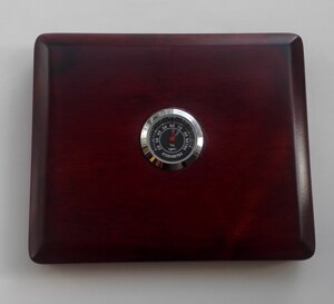 Houten Saxofoon Klarinet Riet Case 5 stks Reed Houden Met Hygroneter: Amber