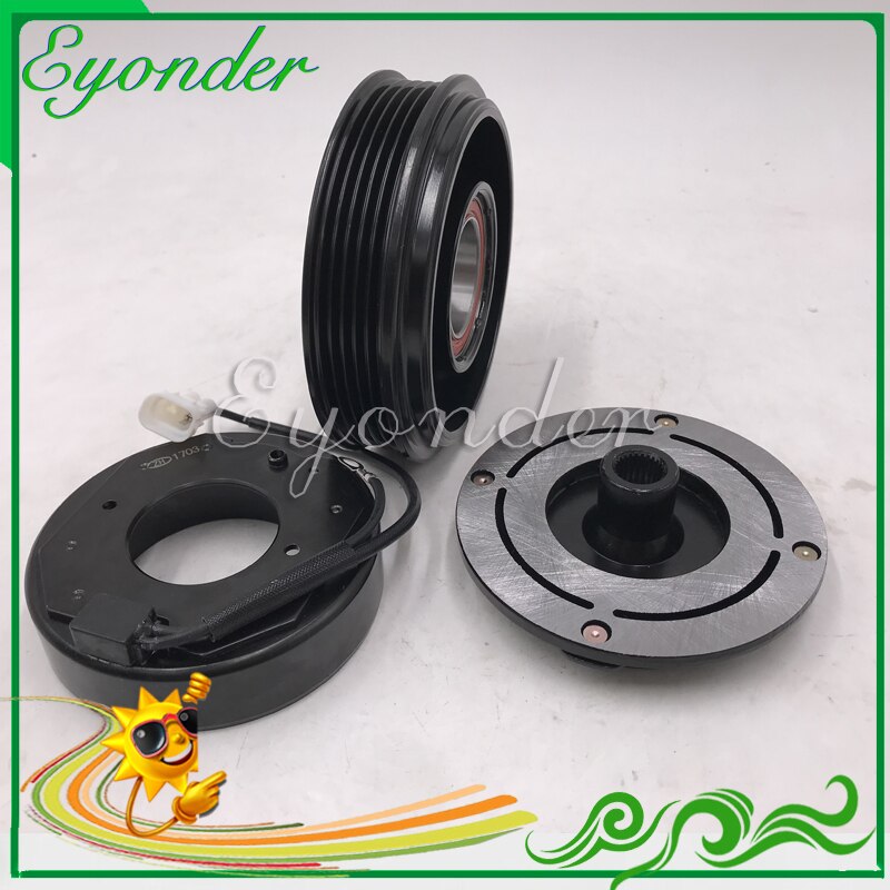 A/C AC Compressor Electromagnetic Clutch Pulley for Mercedes Benz CLA250 GLA45 2.0L B200 447280-7421 A0038304460 447160-6370