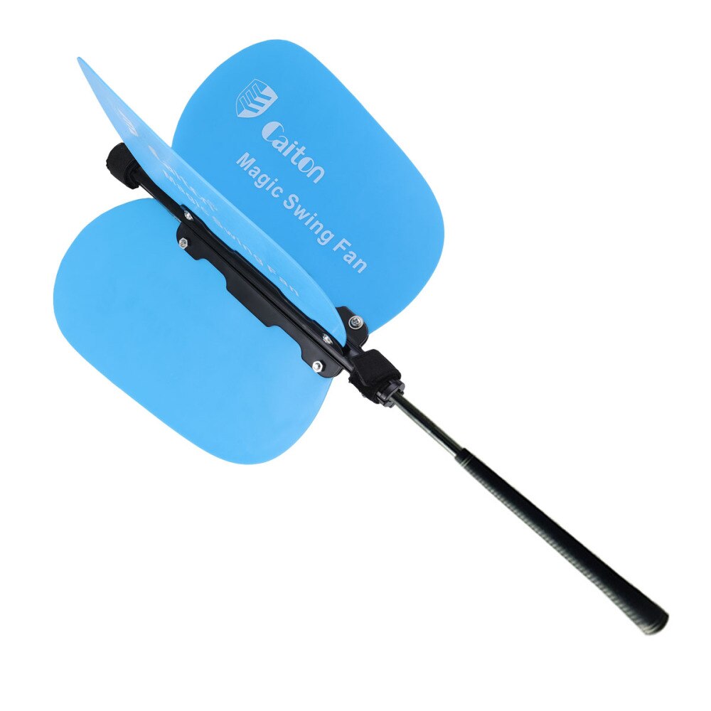 A207 Portable Golf Magic Swing Fan Practice Fan Golf Trainer Accessories (Blue)