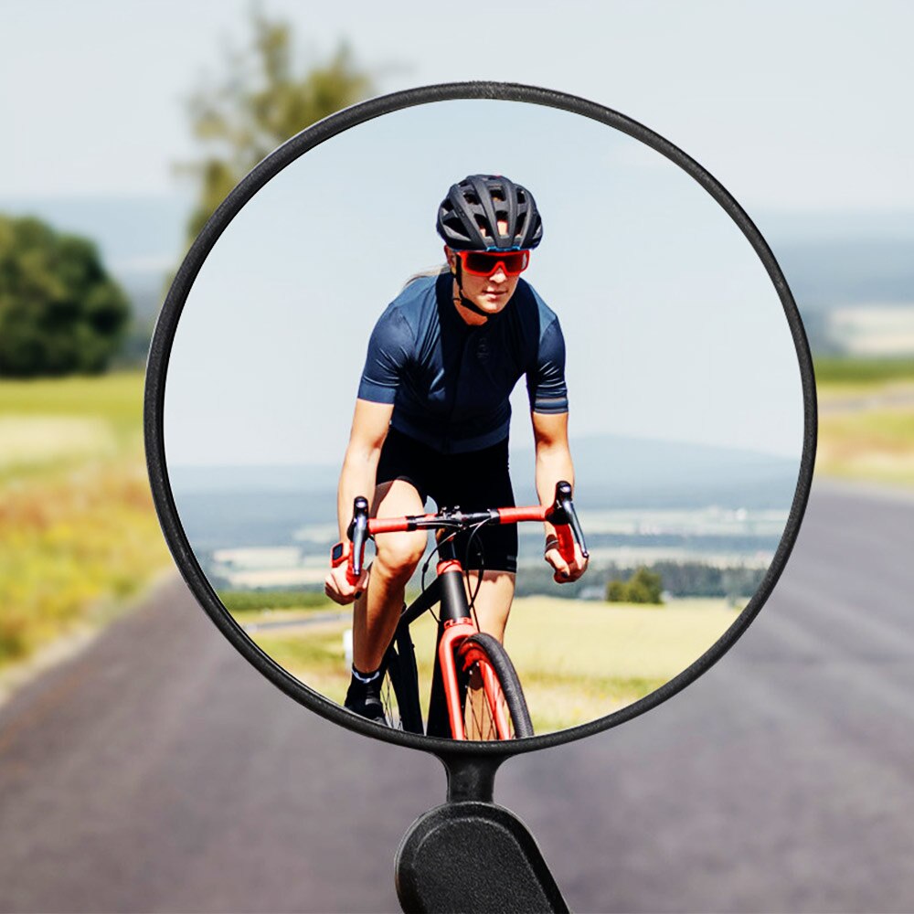 Manillar final bicicleta espejo ciclismo montar espejo retrovisor espejos accesorios para bicicleta de montaña bicicleta de carretera MTB