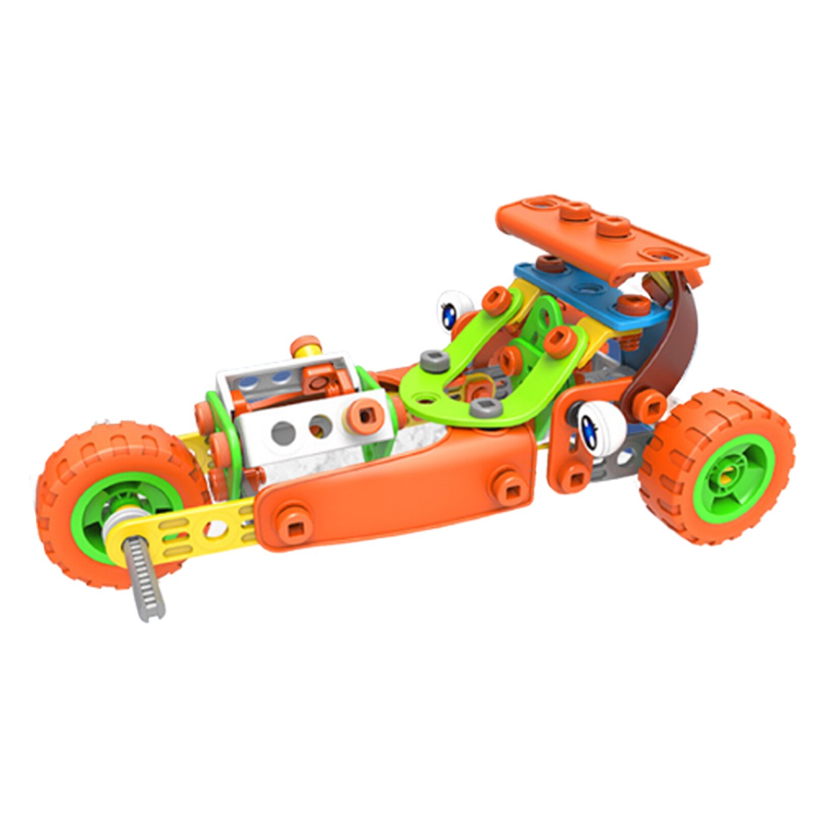 136Pcs/Set 5 in 1 Educational Interactive Multifunctional Stylish DIY Construction Vehicle Car Building Learning Kit