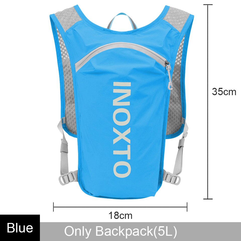 LOCAL LION 6L/5L Cycling Bag Men's Women Riding Waterproof Breathable Bicycle Backpack,Bicycle Water Bag,Bicycle helmet: D-Blue