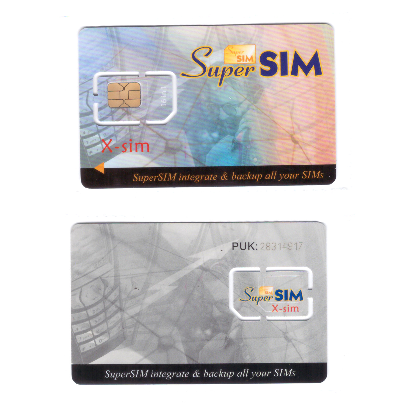 6 en 1 Max carte SIM téléphone portable Super carte accessoire de téléphone portable de secours