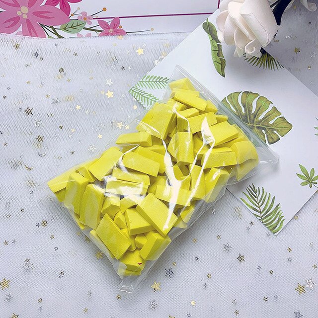 70pcs Sponge Chunks Filler Charms for Addition for Slime Supplies Lizun Accessories Slime Bead Decoration Foam Clay Mud: Yellow